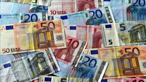 Đồng euro tại Lille, Pháp. Ảnh minh họa: AFP/TTXVN