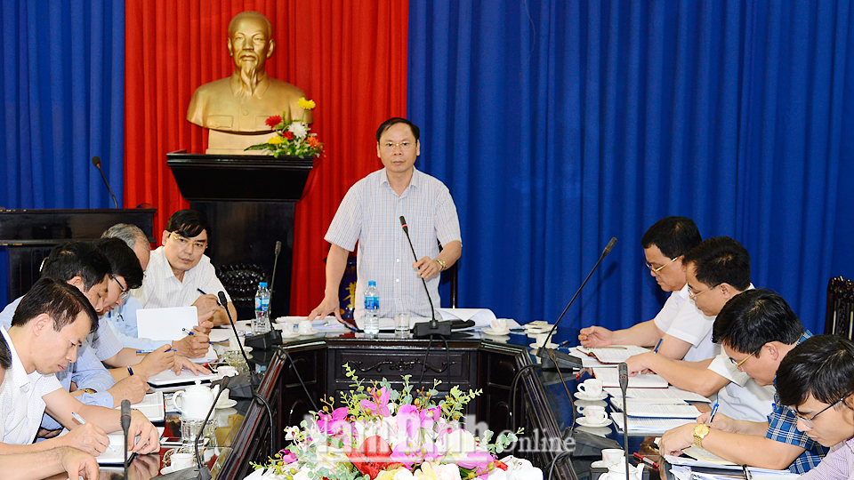 Đồng chí Nguyễn Viết Hưng, Ủy viên Ban Thường vụ Tỉnh ủy, Phó Chủ tịch Thường trực HĐND tỉnh phát biểu kết luận buổi giám sát.