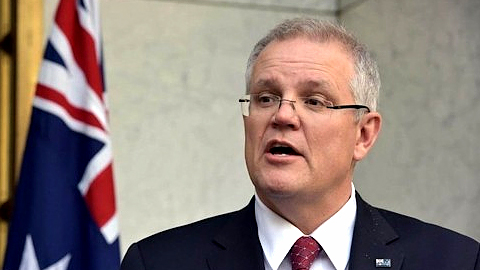 Thủ tướng Australia Scott Morrison. (Ảnh: AFP).
