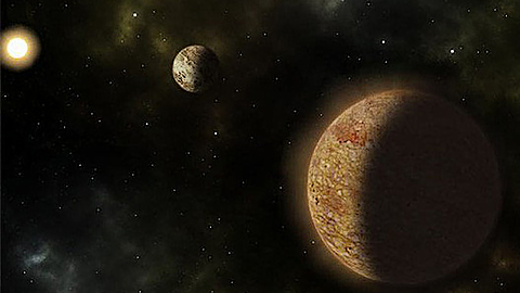 Hệ hành tinh mới với 2 siêu trái đất - ảnh đồ họa từ Sci-News
