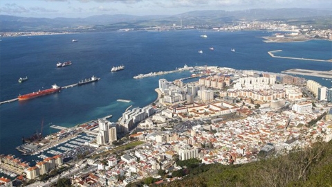  Gibraltar, lãnh thổ thuộc Anh, nơi con tàu chở dầu của Iran bị bắt giữ ngày 5/7 - Ảnh: Getty/CNBC.