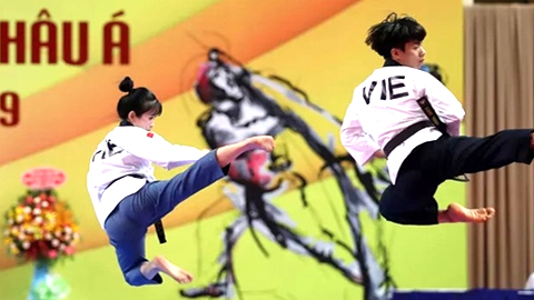VĐV nữ Châu Tuyết Vân, niềm hy vọng của Taekwondo Việt Nam.