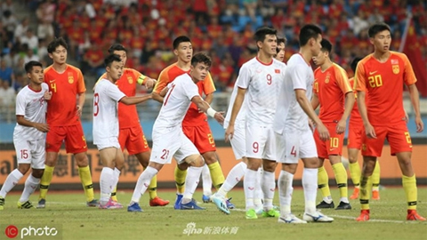  Đội tuyển U22 Việt Nam có một trận đấu khá lấn lướt trước U22 Trung Quốc. Ảnh: siha
