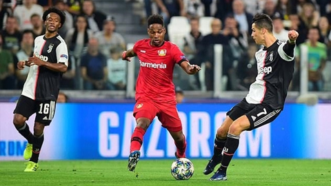  Ronaldo đóng góp 1 bàn trong chiến thắng 3-0 của Juventus trước Leverkusen. Ảnh: Reuters