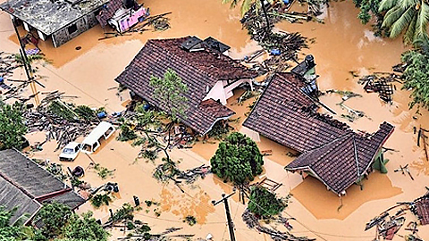 Một trận lũ lụt tại Thái Lan. Ảnh: Sputnik.
