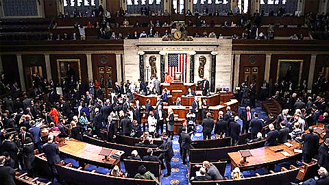 Hạ viện Mỹ bỏ phiếu về một nghị quyết điều tra luận tội tổng thống.