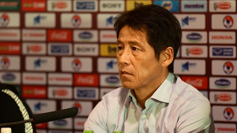  HLV Akira Nishino hài lòng với lối chơi của đội Thái Lan.