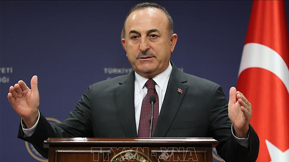 Ngoại trưởng Thổ Nhĩ Kỳ Mevlut Cavusoglu. Ảnh: AFP/TTXVN