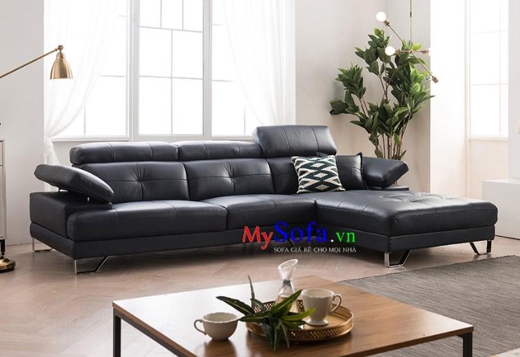 Sofa da hiện đại làm điểm nhấn cho phòng khách đáng được ưa chuộng hiện nay