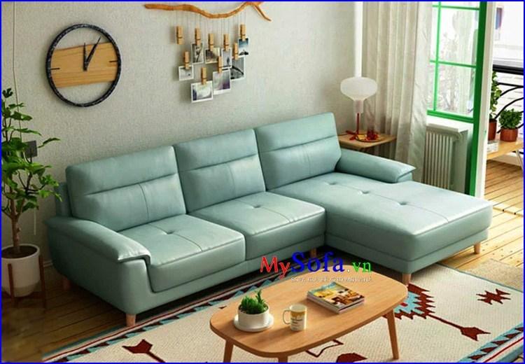 Mẫu sofa góc nhỏ gọn nhưng không kém phần tinh tế cho chung cư