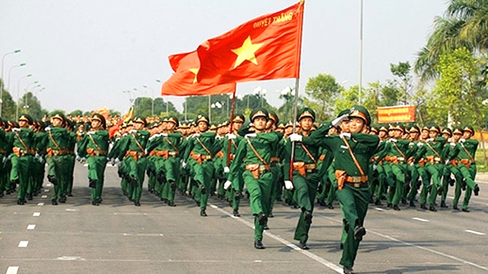 Xây dựng Quân đội nhân dân Việt Nam cách mạng, chính quy, tinh nhuệ, từng bước hiện đại làm lực lượng nòng cốt để bảo vệ Đảng, Nhà nước, Nhân dân và chế độ XHCN. Ảnh: Internet