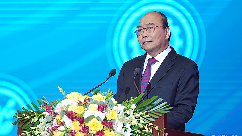 Thủ tướng phát biểu tại Hội nghị. Ảnh: VGP/Quang Hiếu