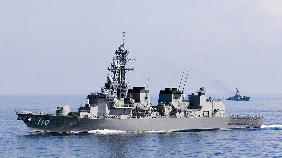 Một tàu khu trục lớp Takanami thuộc SDF sẽ được Nhật Bản điều động tới Trung Đông.  Ảnh: Internet