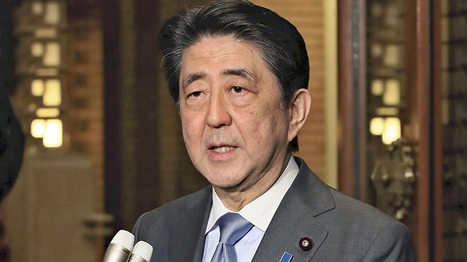 Thủ tướng Nhật Bản Abe Shinzo.  Ảnh: Stars and Stripes