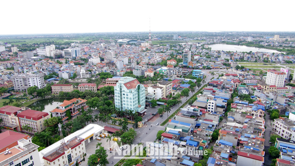 Một góc thành phố Nam Định hôm nay.  Bài và ảnh: Thành Trung