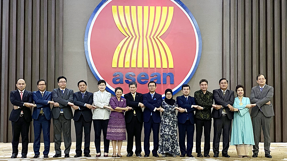 Việt Nam chủ trì cuộc họp đầu tiên của Ủy ban Các đại diện thường trực tại ASEAN (CPR 1-2020) trong năm Chủ tịch ASEAN 2020 của Việt Nam. Ảnh: TTXVN