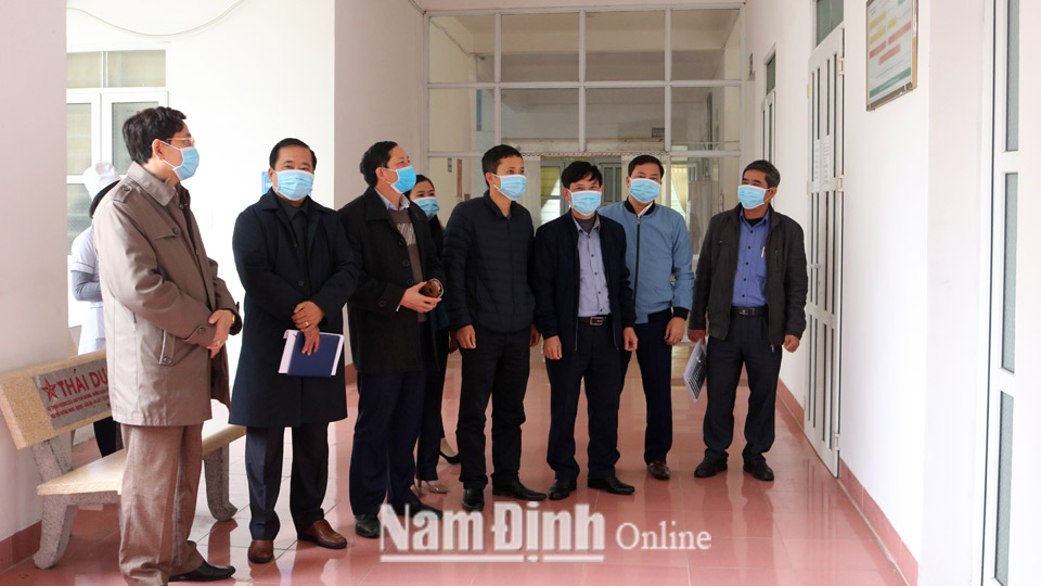 Bệnh viện Đa khoa huyện Hải Hậu chuẩn bị cơ sở vật chất, phòng chống dịch Covid 19, phục vụ tốt công tác KCB BHYT.