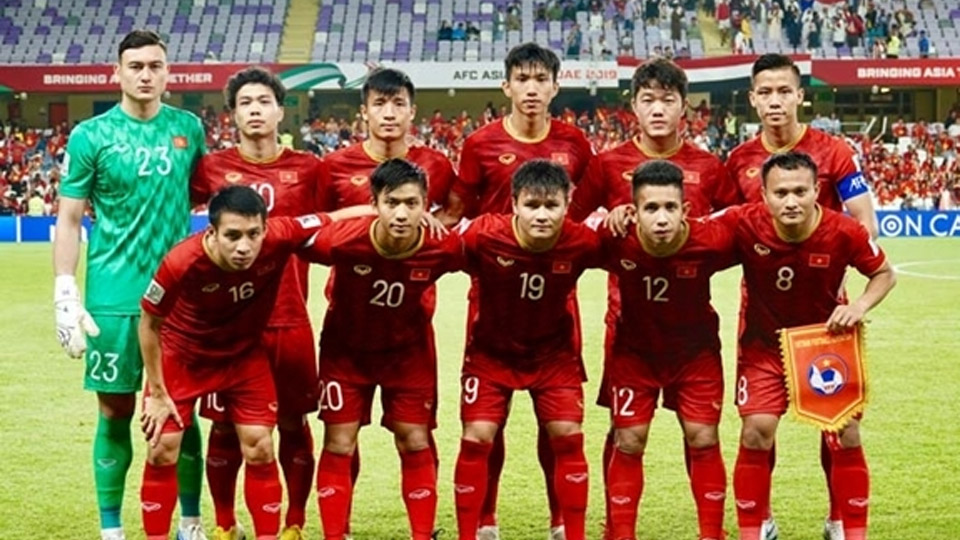 Đội tuyển bóng đá Việt Nam. Ảnh: qdnd.vn