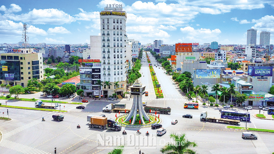Khu đô thị Hòa Vượng (thành phố Nam Định). Ảnh: Viết Dư