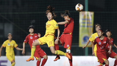  Trận đấu giữa TP Hồ Chí Minh I và Phong Phú Hà Nam diễn ra khá quyết liệt, hai đội đang hòa với tỉ số 1-1.