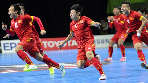 Đội tuyển Futsal Việt Nam đặt mục tiêu giành vé tham dự FIFA Futsal World Cup. (Ảnh: Football-Tribe)
