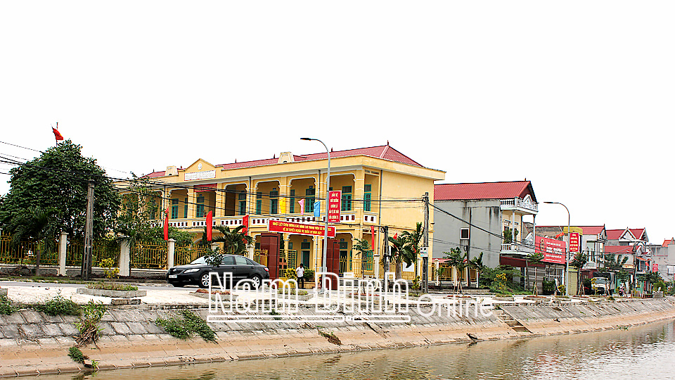 Một góc nông thôn mới nâng cao xã Xuân Hòa.