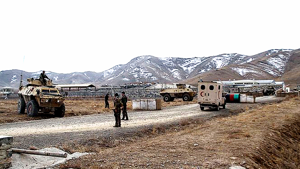 Lực lượng an ninh Áp-ga-ni-xtan được triển khai gần khu vực xảy ra vụ đánh bom ở Ga-dơ-ni.