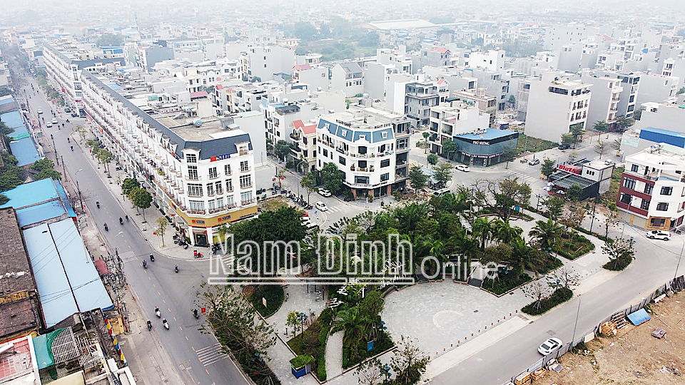 Khu đô thị Dệt may Nam Định tạo diện mạo mới cho thành phố. Ảnh: Thanh Tuấn