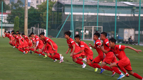 Một buổi tập của đội tuyển bóng đá U22 Việt Nam để chuẩn bị cho SEA Games 31. Ảnh internet 