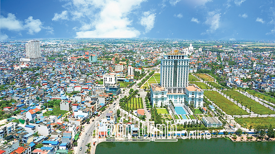 Một góc thành phố Nam Định. Ảnh: Viết dư