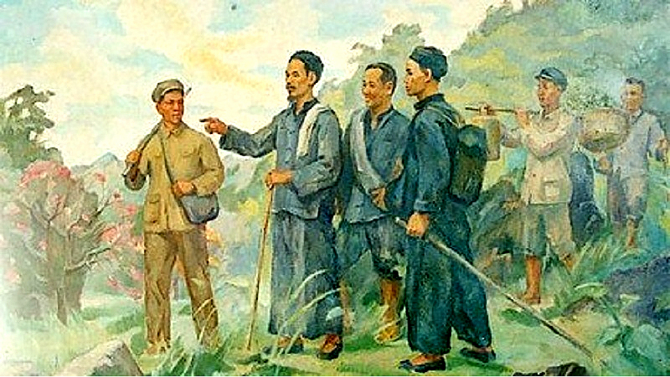 Kỷ niệm 80 năm ngày Bác Hồ về nước, trực tiếp lãnh đạo cách mạng Việt Nam (28-1-1941 - 28-1-2021): Bài 1 - Mùa xuân năm 1941, Cao Bằng đón Bác Hồ trở về Tổ quốcTranh vẽ Bác Hồ về nước ngày 28-1-1941 (Ảnh: hochiminh.vn)