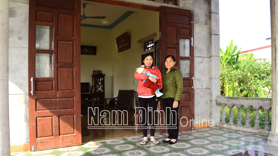 Căn nhà của gia đình anh Nguyễn Văn Lương ở xóm 2, xã Hải Chính (Hải Hậu) được hoàn thiện trước thềm xuân mới Tân Sửu 2021.