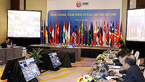 Hội nghị Quan chức cấp cao Diễn đàn khu vực ASEAN. Ảnh BỘ NGOẠI GIAO