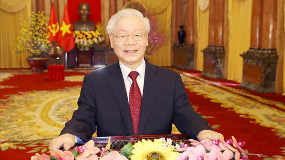 Tổng Bí thư, Chủ tịch nước Nguyễn Phú Trọng.  Ảnh: Trí Dũng/TTXVN