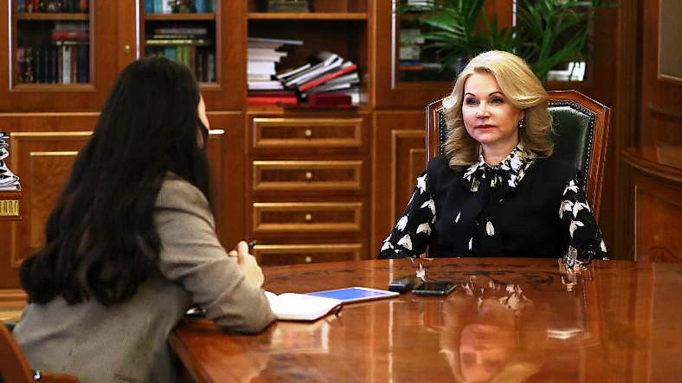 Phó Thủ tướng Nga Tatyana Golikova trả lời phỏng vấn TASS.