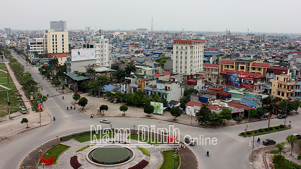 Khu vực vòng xuyến đài phun nước đường Đông A, phường Cửa Bắc (thành phố Nam Định) mới được UBND tỉnh phê duyệt điều chỉnh cục bộ quy hoạch năm 2020.