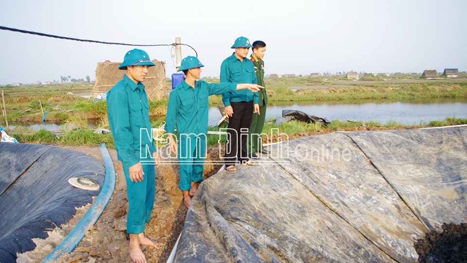 Đảng viên xã Bạch Long (Giao Thủy) phát triển nghề nuôi thủy sản