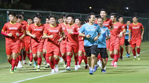 Việt Nam tự tin hướng tới trận đấu với chủ nhà UAE. (Ảnh: VFF)