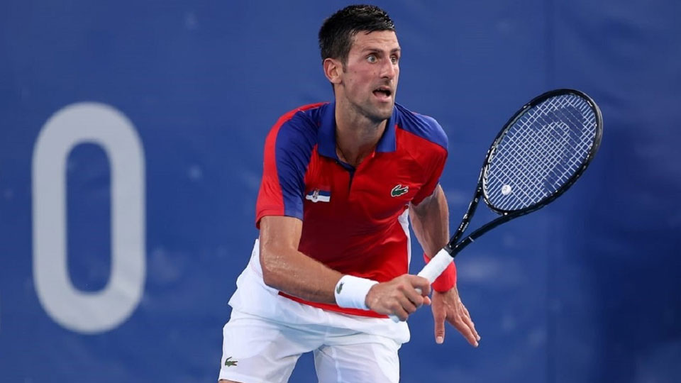 Djokovic đang là ứng cử viên sáng giá nhất cho tấm huy chương vàng đơn nam quần vợt tại Olympic Tokyo 2020. (Ảnh: Getty Images)
