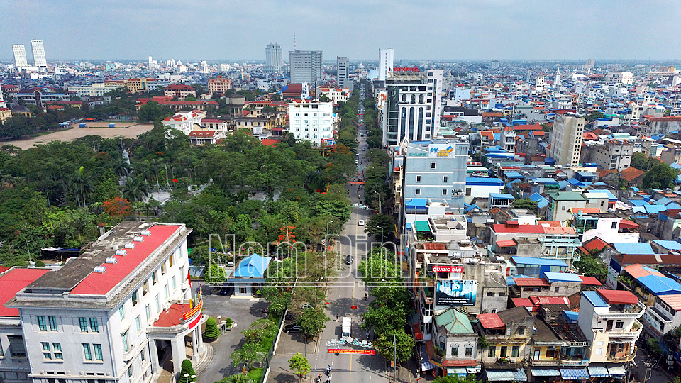 Diện mạo thành phố Nam Định hiện nay. Ảnh: Viết Dư