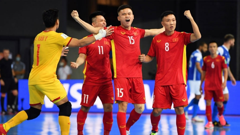 ĐT Futsal Việt Nam đặt mục tiêu có chiến thắng trước Panama sau khi đã để thua Brazil 1-9 trong ngày ra quân. (Ảnh: Getty). 
