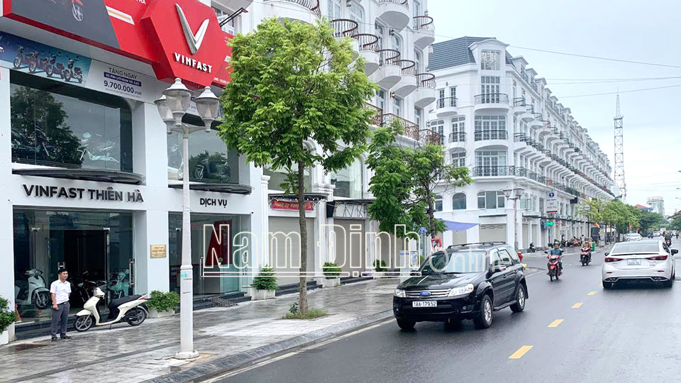 Khu đô thị Dệt may tạo điểm nhấn về cảnh quan, thúc đẩy phát triển thương mại, dịch vụ, du lịch trên địa bàn thành phố Nam Định.
