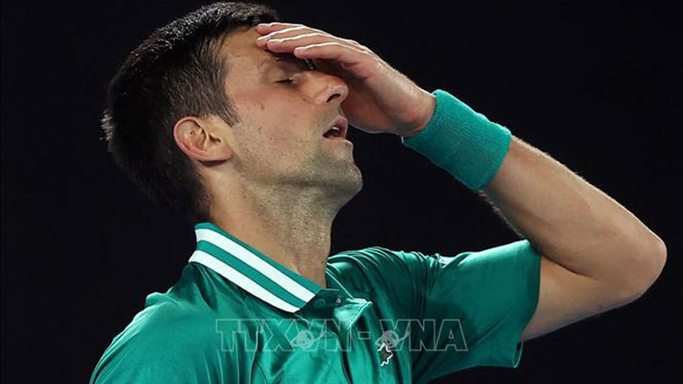Tay vợt người Serbia Novak Djokovic. (Ảnh: AFP/TTXVN)