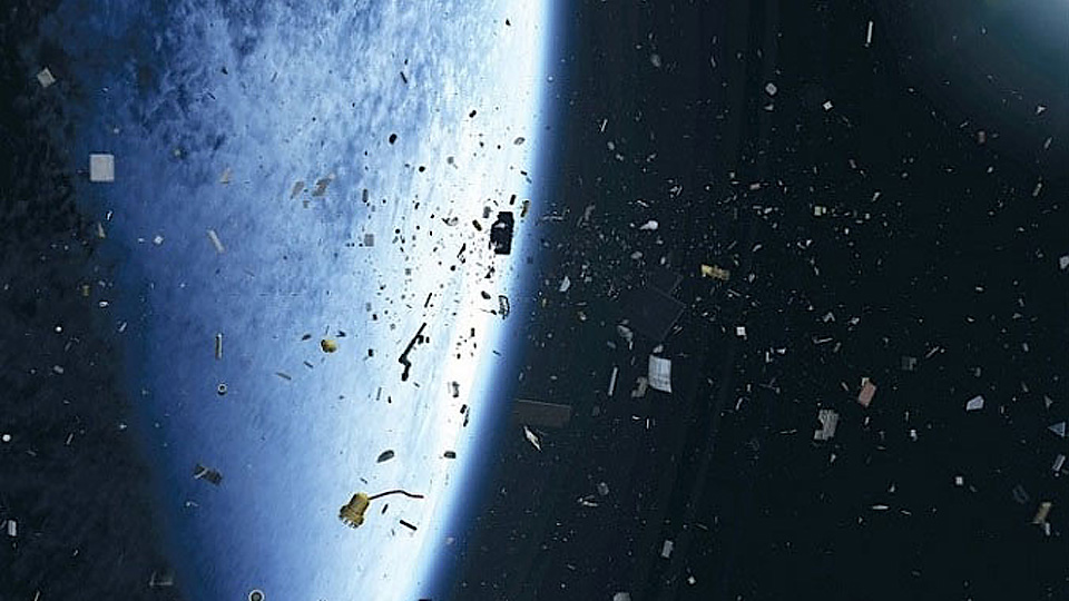 Mảnh rác vũ trụ nhỏ cỡ vài cm là mối đe dọa lớn đối với các vệ tinh. (Ảnh: Space Journal)