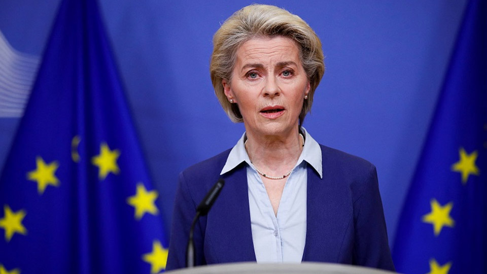 Chủ tịch Ủy ban châu Âu (EC) Ursula von der Leyen. (Ảnh: Reuters)