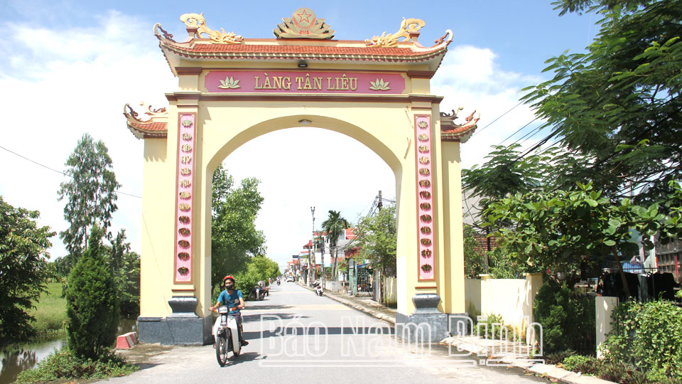 Nông thôn mới xã Nghĩa Sơn.