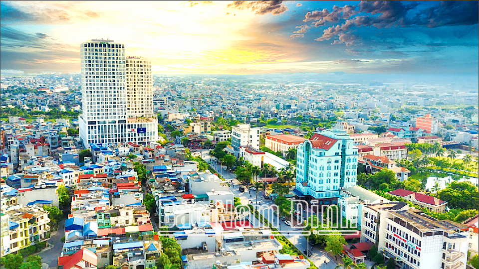 Thành phố Nam Định đang từng ngày đổi mới và phát triển. Ảnh: viết Dư