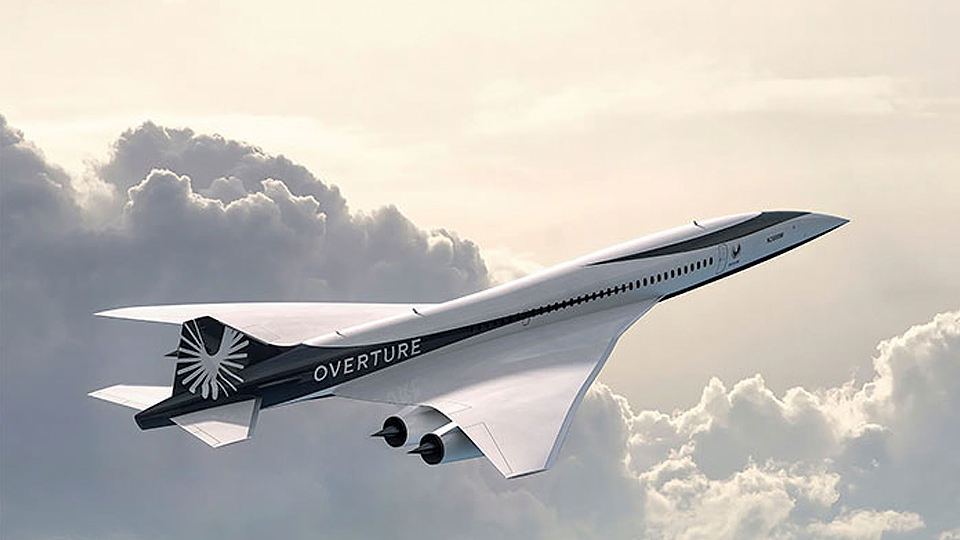 Hình ảnh mới nhất của máy bay Overture. (Ảnh: Boom Supersonic).