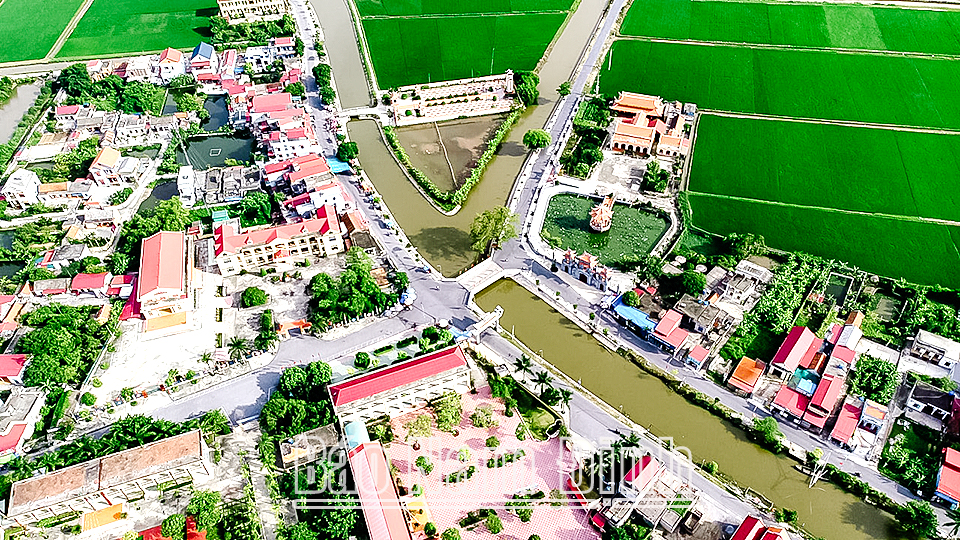 Một góc nông thôn mới nâng cao xã Xuân Hòa (Xuân Trường).  Ảnh: Do cơ sở cung cấp