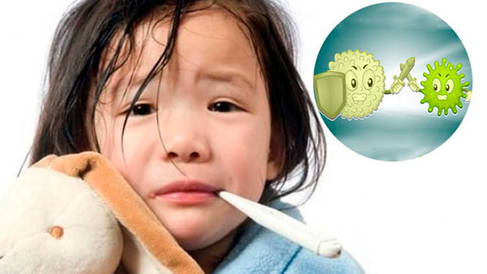 Biểu hiện thường thấy ở trẻ khi nhiễm virus mũi họng thường là sốt, ngạt mũi, chảy nước mũi, ho...